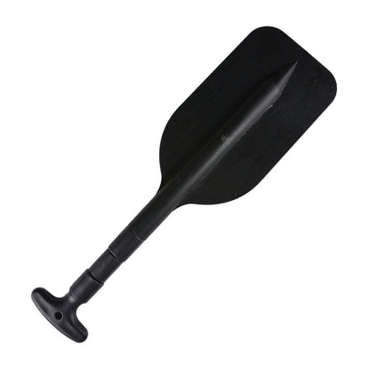 Telescoping Boat Paddle Portable Aluminium Shaft for Kayaing Boating Canoeing River Tubing Black