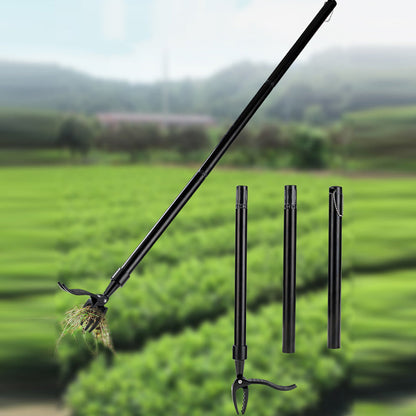 Stand Up Weed Puller Tool  Metal Manual Weed Remover for Garden Lawn Without Bending