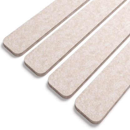 8 Piece Self Adhesive Felt Display Strips with 35 Push Pins - Camel