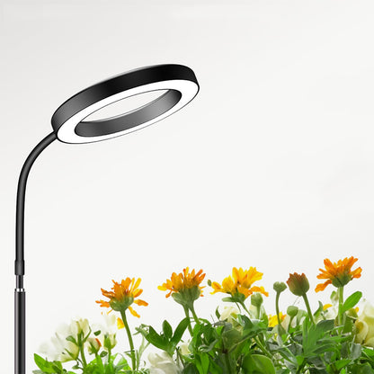 Floor Plant Grow Light Full Spectrum Tripod Stand with Timer 10 Brightness-Black
