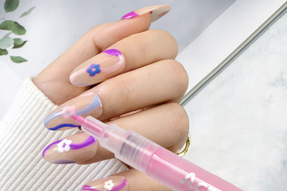 18Pcs DIY Nail Art Paint Pen Set Acrylic Paint Markers Nail Dotting Drawing Pens