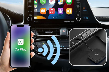 Wireless CarPlay Adapter for Apple CarPlay Type-C USB-A Adapter Dongle