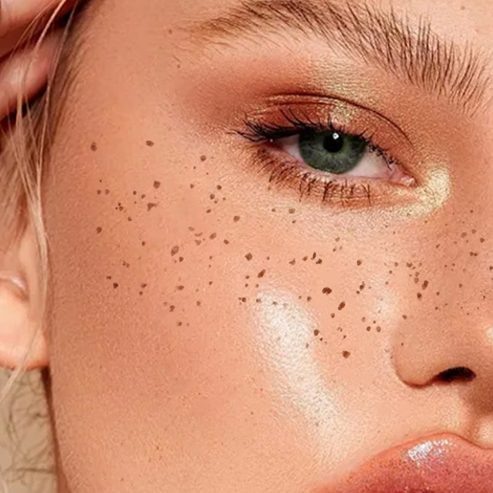 6 Piece Glitter Freckles Face Tattoo for Party