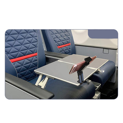 Foldable Airplane Phone Holder Adjustable Desk Phone Clamp and Stand