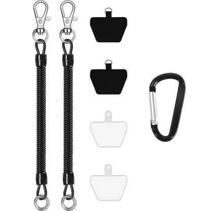 Retractable Phone Lanyard Anti Loss Strap with Mount Patch Set