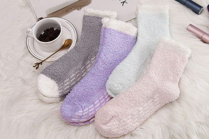 4Pcs Non-Slip Grip Socks