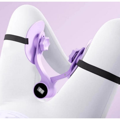 Pelvic Floor and Inner Thigh Trainer with Digital Counter Kegel Exercise Device-Purple