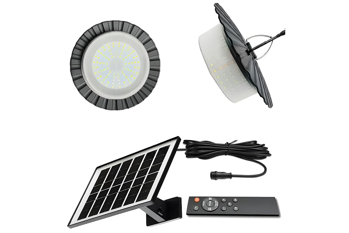 224-LED Solar Pendant Light with Moving Sensor Solar Light for Shed Camping Patio Tent