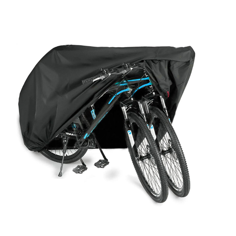 Outdoor Bike Cover Waterproof Electric Motorcycle Covers Rain Sun UV Dust Proof with Lock Hole Black
