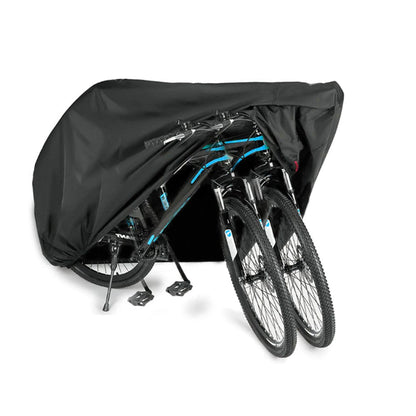 Outdoor Bike Cover Waterproof Electric Motorcycle Covers Rain Sun UV Dust Proof with Lock Hole Black