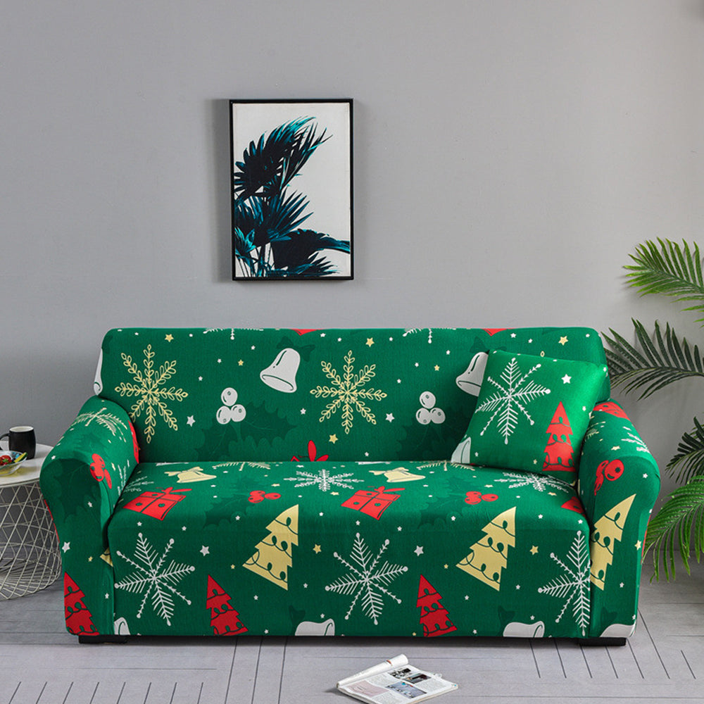 Christmas Stretch Sofa Cover Lounge Slipcover Protector Couch Cover Style 2