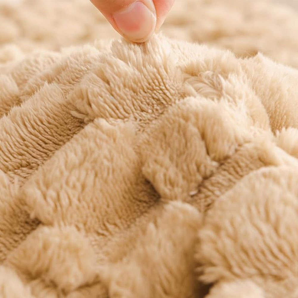 Soft Wear Resistant Couch Cover-Brown
