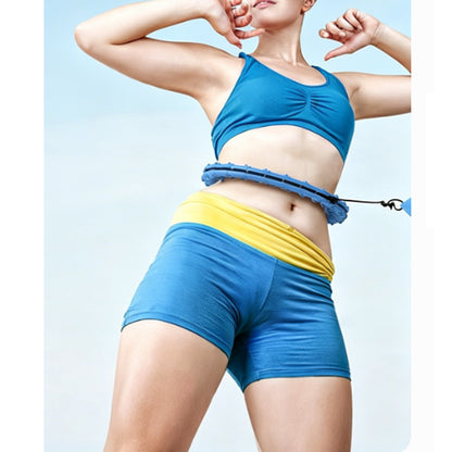 32 Section Detachable Weighted Hula Hoop Adjustable 26 to 58 Inches-Blue