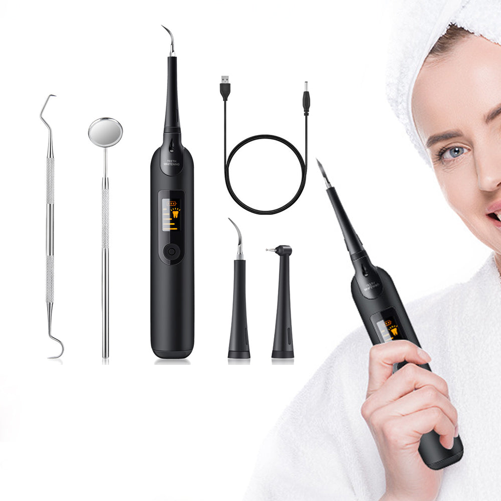 Electric Plaque Dental Calculus Remover Tooth Cleaner Dental Scaler Stain Remover Teeth Cleaning Kit