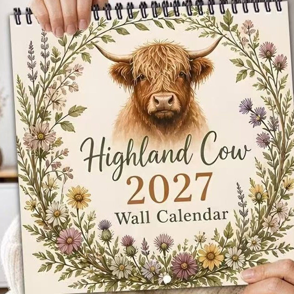 3 Pack 2027 Wall Calendar from January to December Yearly Wall Calendar