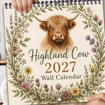 3 Pack 2027 Wall Calendar from January to December Yearly Wall Calendar
