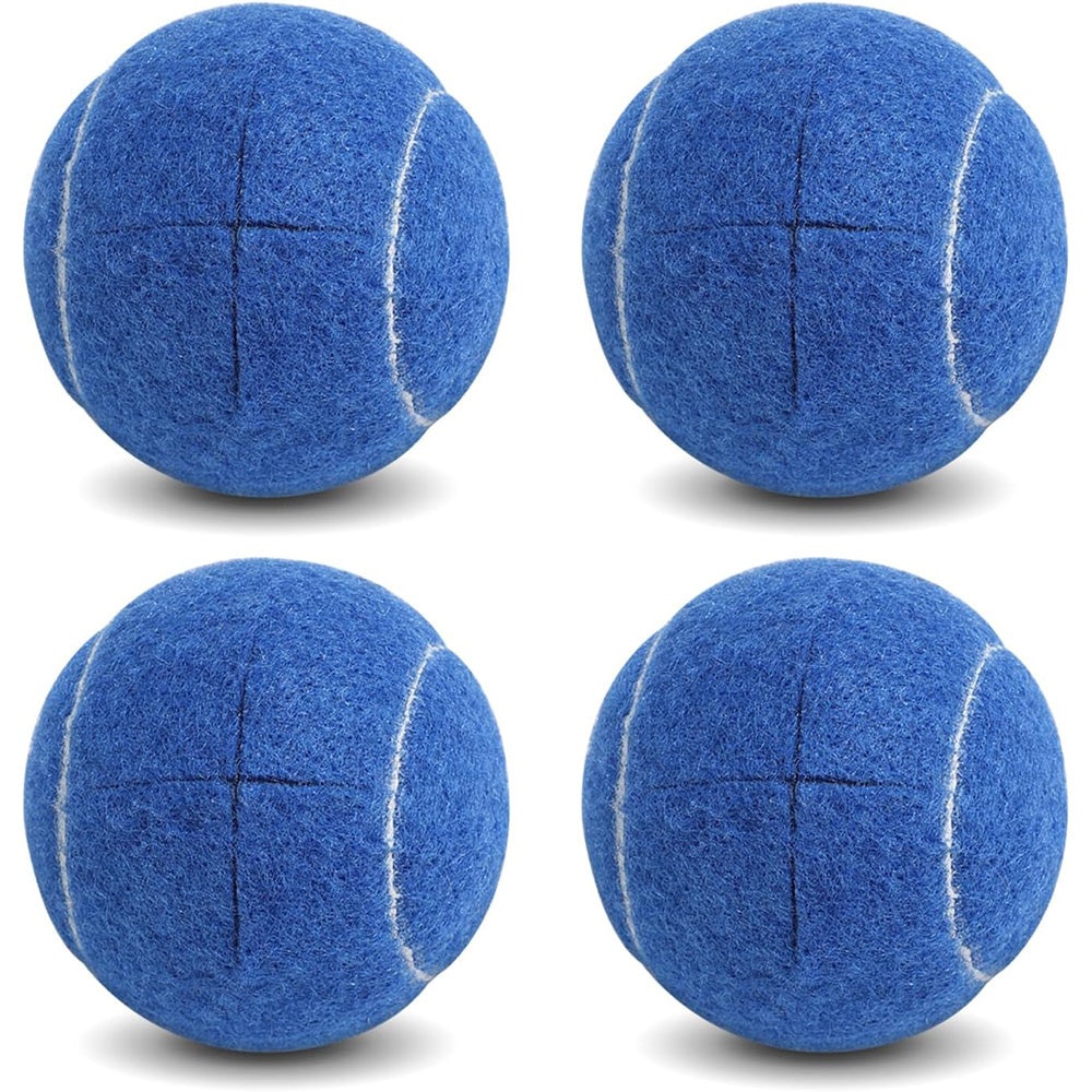 4PCS Walker Tennis Balls Universal Precut Glide Balls For Furniture Legs Walker-Blue