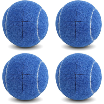 4PCS Walker Tennis Balls Universal Precut Glide Balls For Furniture Legs Walker-Blue