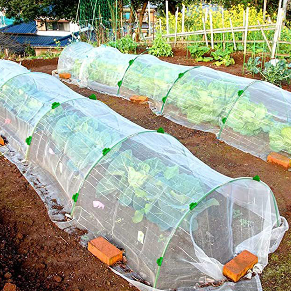 85Pcs Set DIY Greenhouse Hoops for Garden Netting Raised Bed Plant Shade Cloth Stakes