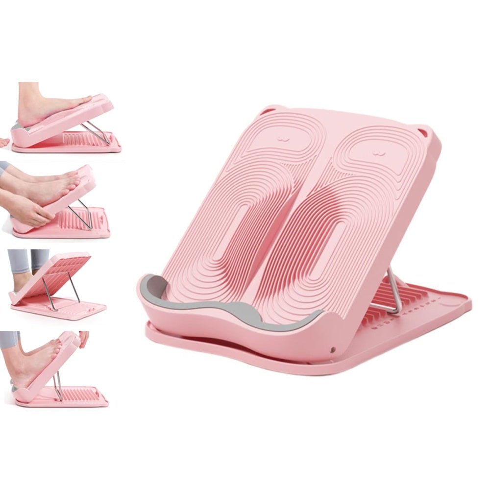 Calf Stretching Slant Board Non Slip Leg Stretching Calf Stretcher-Pink