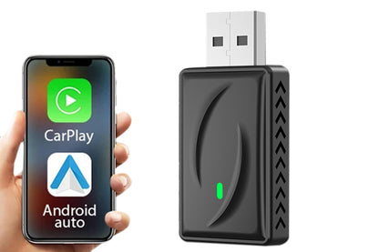 2 in 1 Carplay Android Auto Wireless Adapter Auto Connect USB Dongle For Wired Carplay Android
