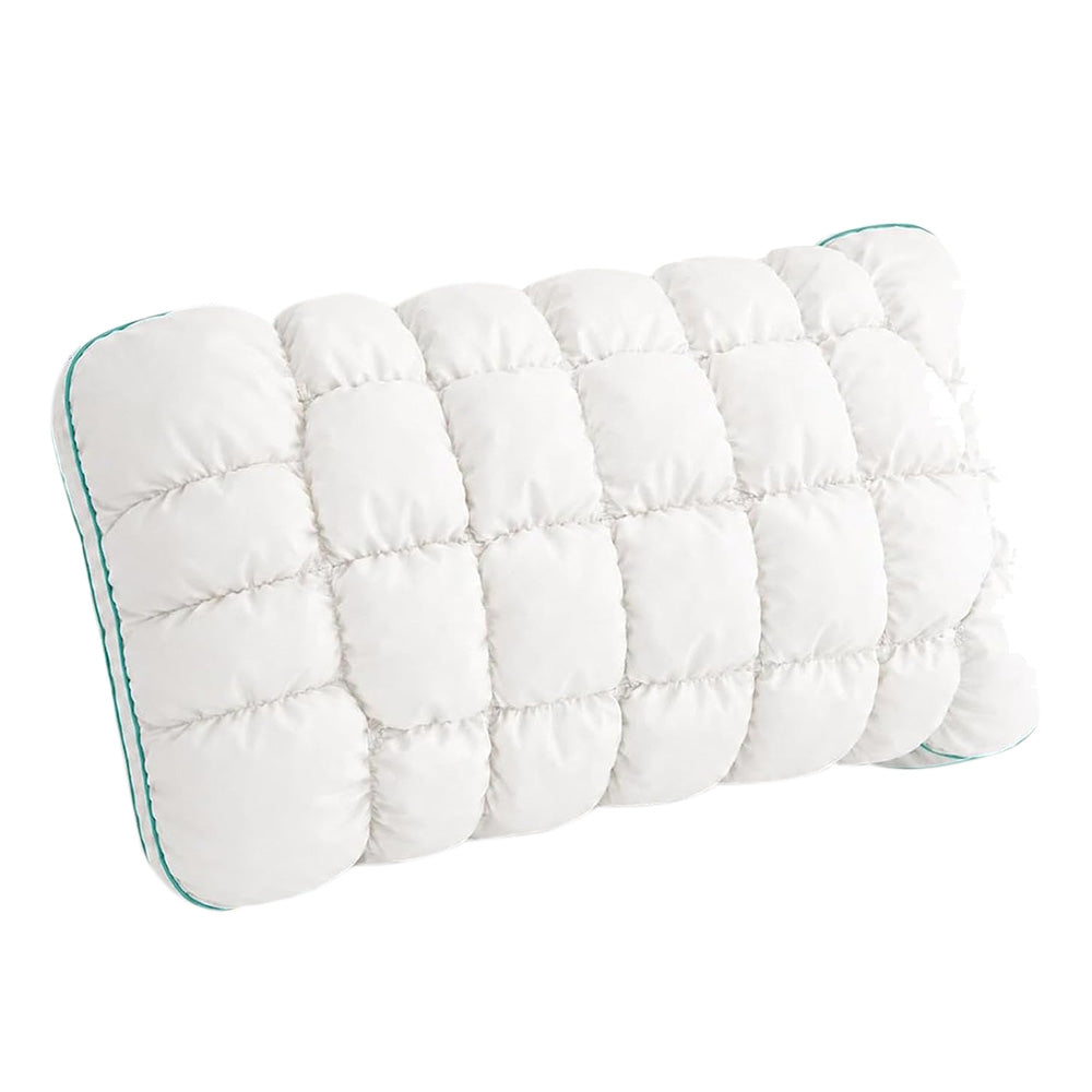 Fluffy Pillow Breathable Cute Pineapple Puff Pillow-White