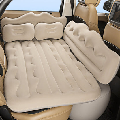 Inflatable Car Air Mattress for Back Seat-Beige