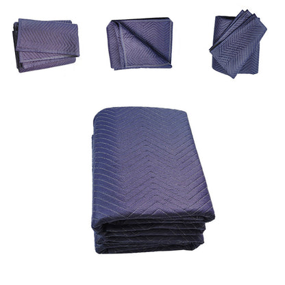 Non-woven Moving Blankets Furniture Packing Pads for Moving and Storage Blue