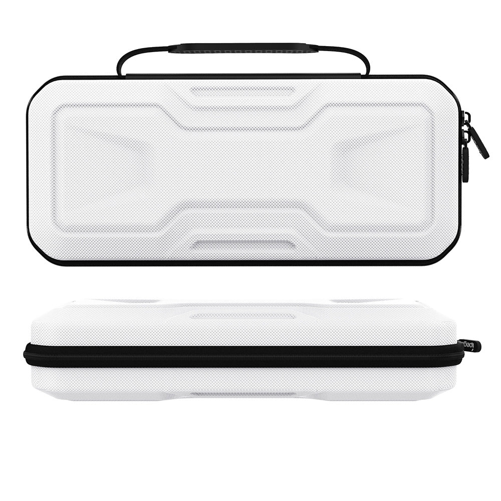 Portable Handheld Storage Case Protective Carry Bag for PS5 Portal Travel Use-White