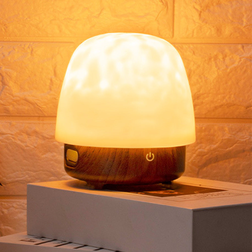 Ambient Lighting & Bluetooth Speaker with 16 Light Colors-Brown