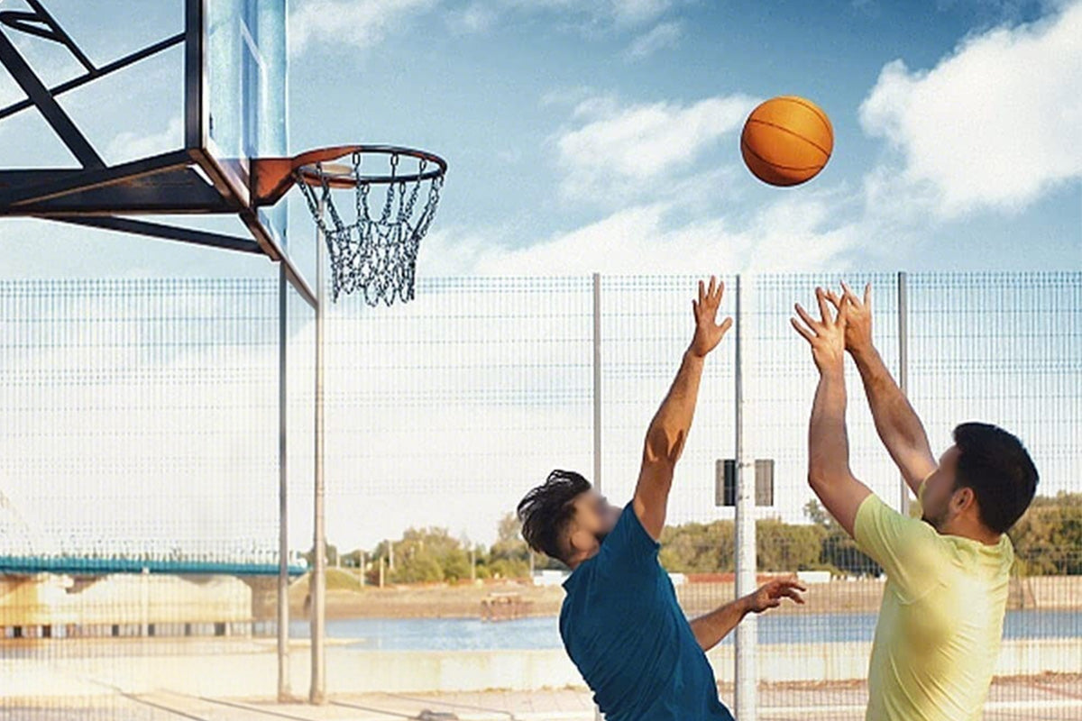 Heavy Duty Metal Basketball Net for Outdoor Hoop