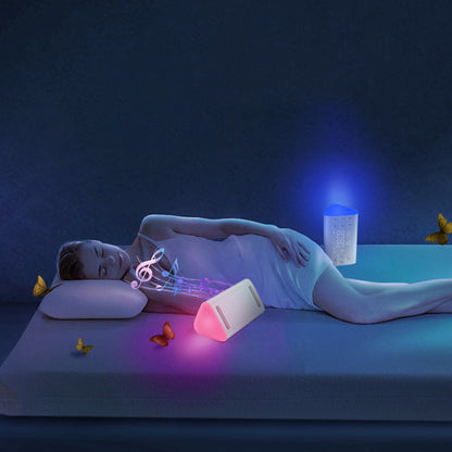 Sound Machine with 35 Soothing Sounds 7 Colors Night Light White Noise Machine with Time Temperature and Humidity Display