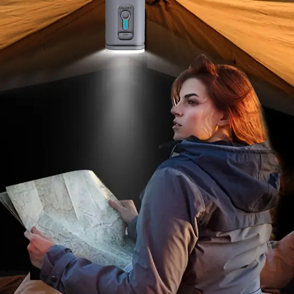 Mini Electric Air Pump with LED Light Rechargeable Portable Outdoor Pump for Pool Floats Air Bed Mattress Swimming Ring