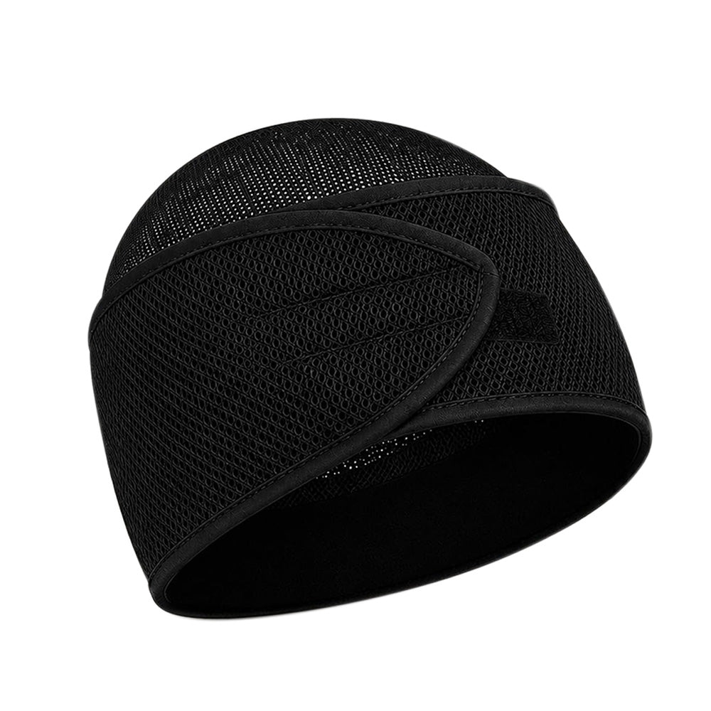 Adjustable Mesh Sleep Cap Breathable Sleeping Hair Protection Wrap Black