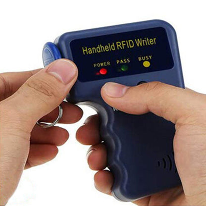 Handheld RFID ID Card Copier Key Reader Writer 125KHz RFID Card Copier Duplicator with 5 Blank Cards for T5577