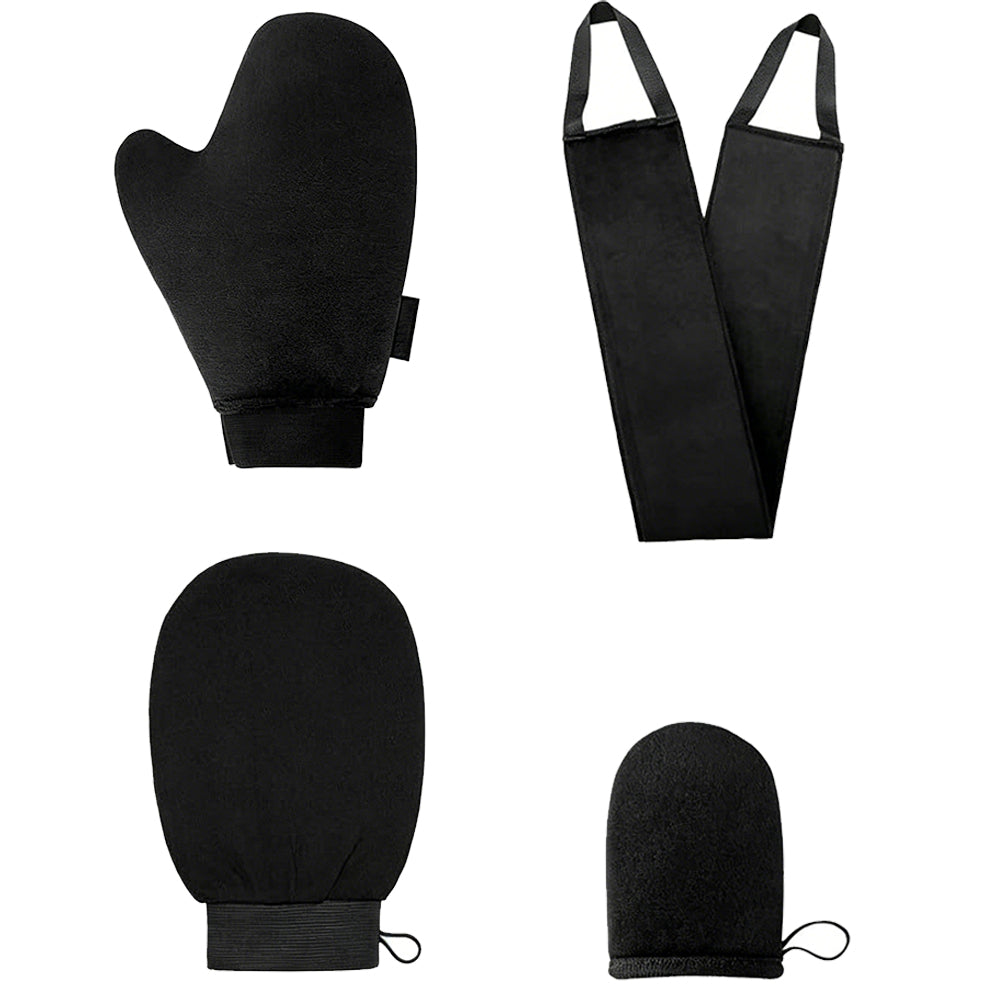 4Pcs Back Tanning Applicator Velvet Body Lotion Applicator for Self Tanner