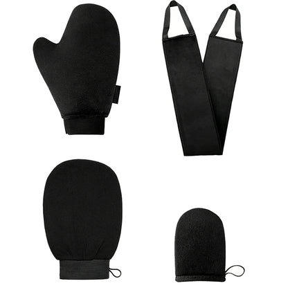 4Pcs Back Tanning Applicator Velvet Body Lotion Applicator for Self Tanner