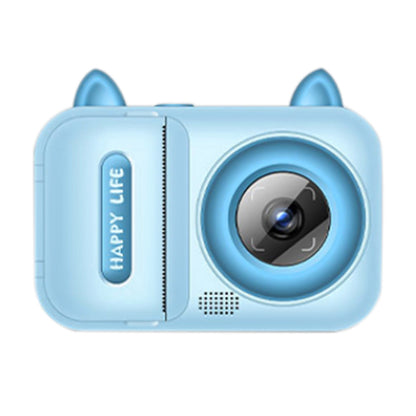 Kids 1080P Instant Print Digital Camera with 1 Roll Printing Paper Blue