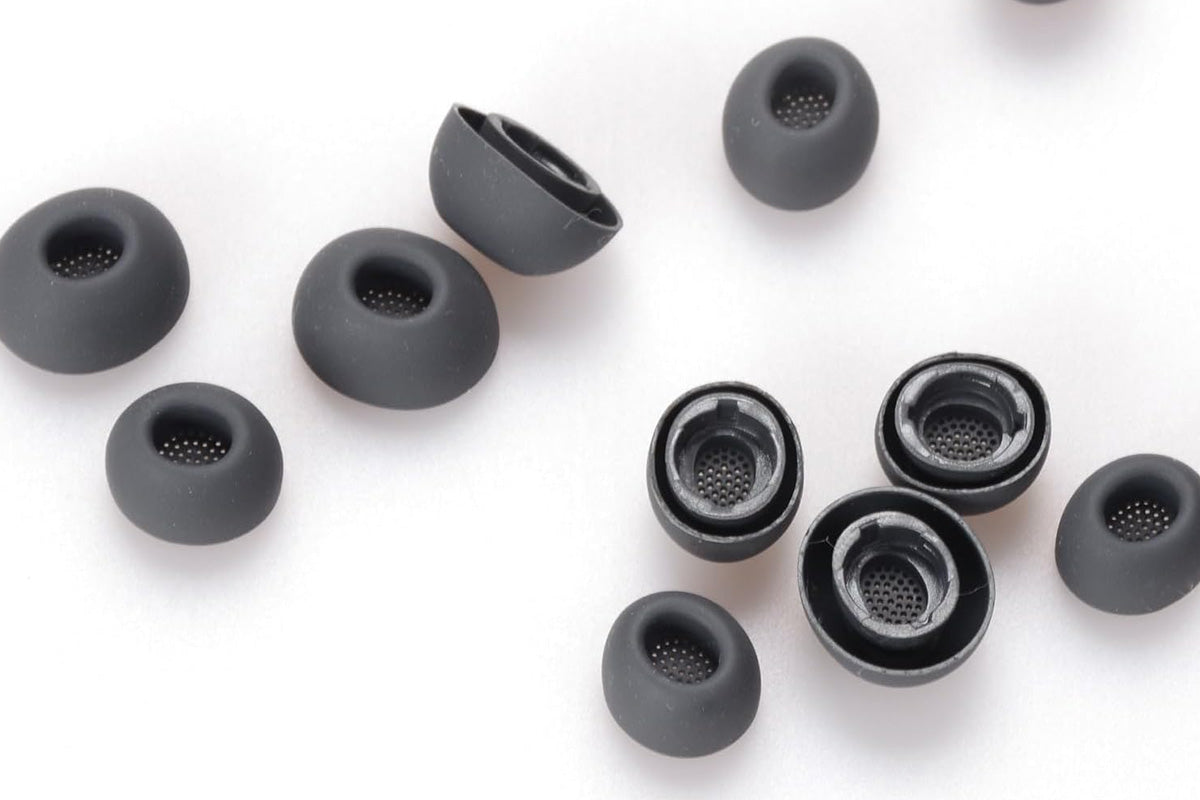 12 Piece Silicone Ear Tips for Samsung Galaxy Buds3 Pro - Grey