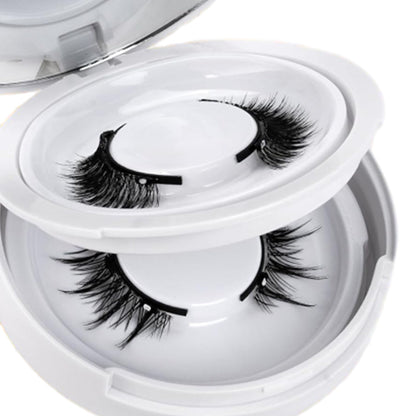 2 Pairs Reusable Magnetic Eyelashes with Tweezers
