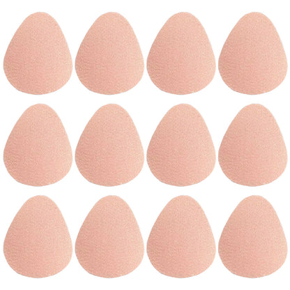 12Pcs Felt Forefoot Cushion Pads Oval Metatarsal Insoles for High Heels-Cuticolor