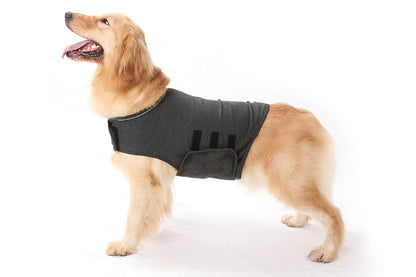 Dog?Anxiety?Jacket?Vest?Adjustable?Shirts?Calming?Pet?Emotional?Dogs?Clothing-Dark blue