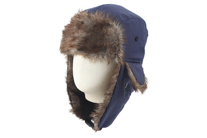 Winter Warm Trapper Hat - Navy