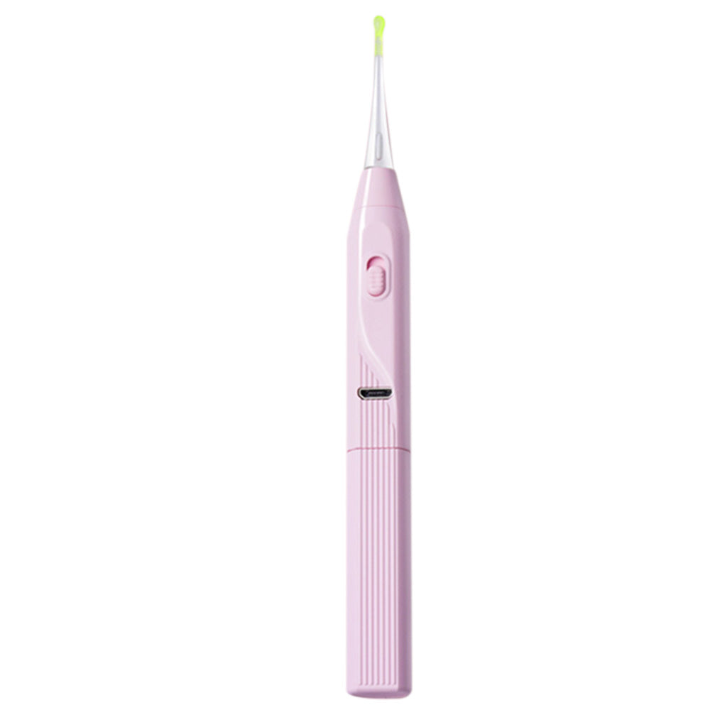 LED Lighted Ear Cleaner Kit USB Rechargeable Ear Wax Removal Tool Pink
