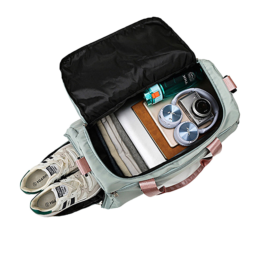 Travel Duffle Bag Weekend Bag Carry On Cabin Bag Gym Sports Bag Green