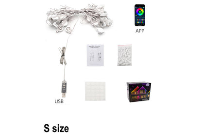 Christmas APP Control Smart Eave Lights Xmas Permanent Outdoor String Lights