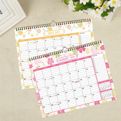 2024-2025 Wall Calendar 18 Months Hanging Planner Poster Style 2