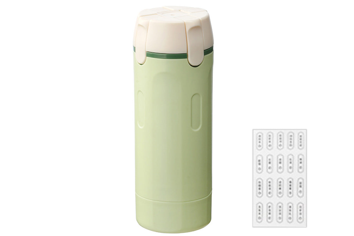 4 in 1 Travel Dispenser with 30ml Travel Bottles - Green