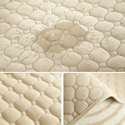 Washable Puppy Pads Waterproof Non Slip Reusable Dog Pee Pads for Floor-Beige