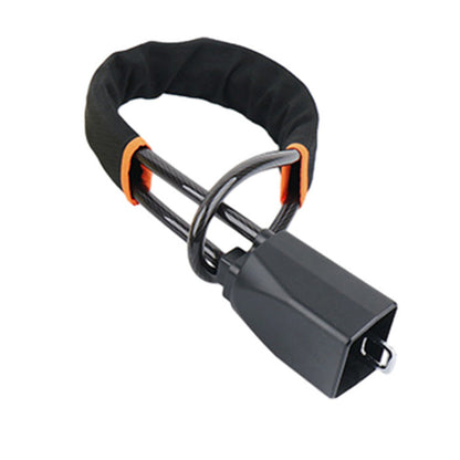 Car Steering Wheel Lock security band Anti-Theft Adjustable Lock Device-Yellow